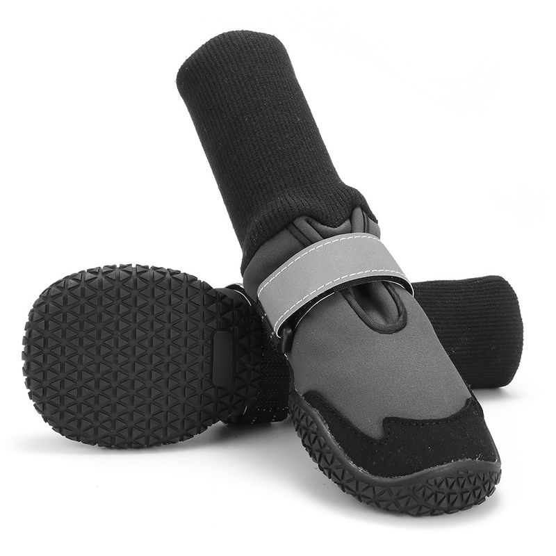 Antibeleg-wasserdichte Haustier-Stiefel Paw Protectors 190g