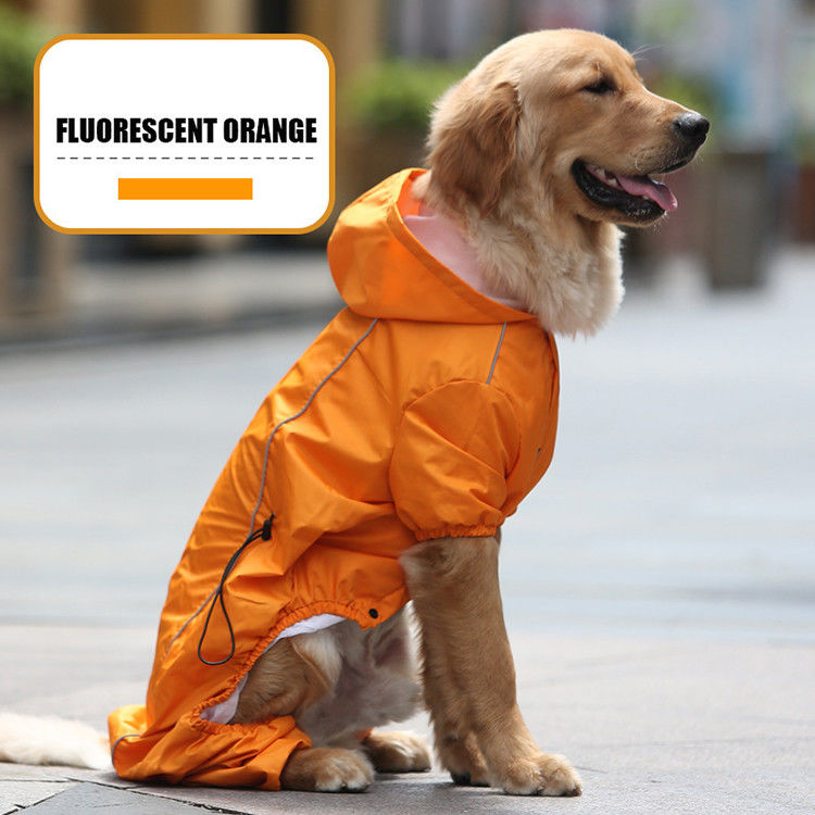 Hunderegen-Klage des Winter-warme Breathable reflektierende gelber Hunderegenmantel-S-XXL