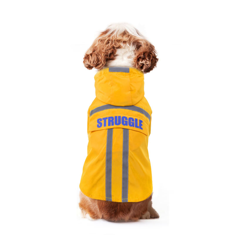 Reflektierender Haustier-Regenmantel-im Freien einzigartige leuchtende Regen-Jacken mit Speichertasche für Hunde