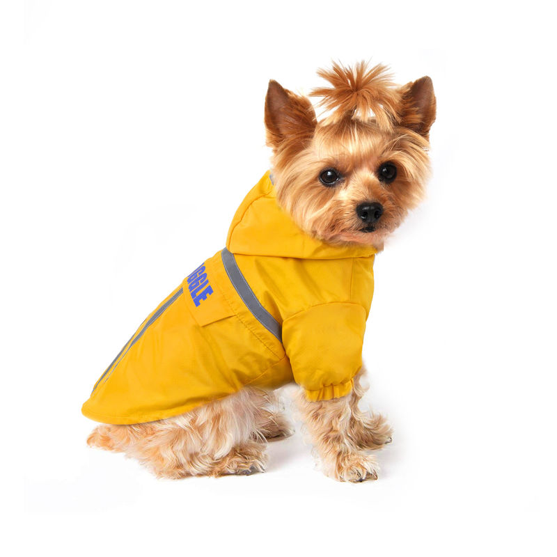 Reflektierender Haustier-Regenmantel-im Freien einzigartige leuchtende Regen-Jacken mit Speichertasche für Hunde