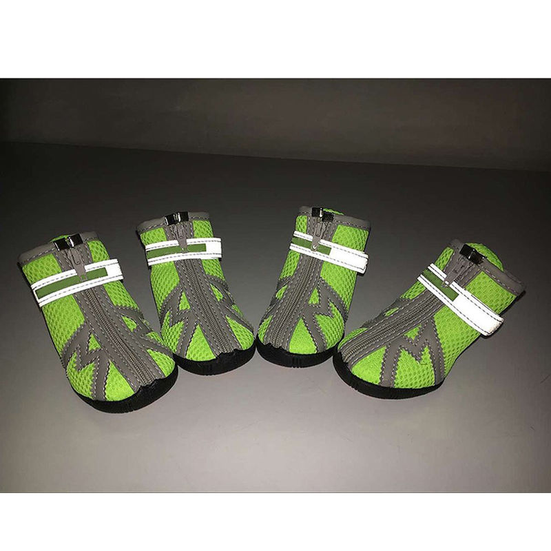 Berufsnicht Beleg-einziger Gummihund, der Schuh-reflektierenden Welpen-Wanderstiefel wandert