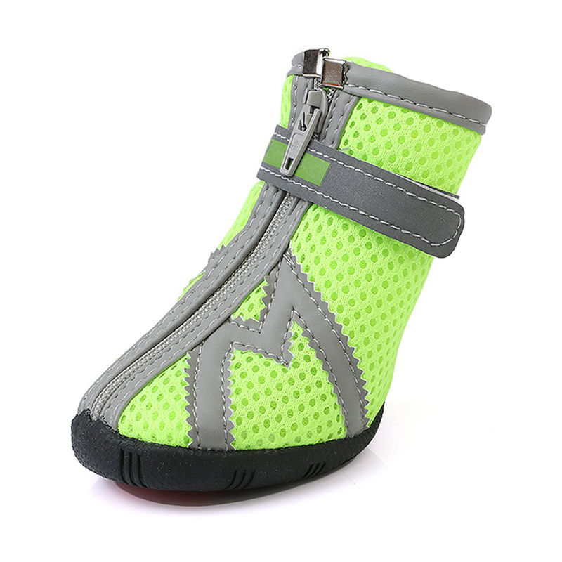 Berufsnicht Beleg-einziger Gummihund, der Schuh-reflektierenden Welpen-Wanderstiefel wandert