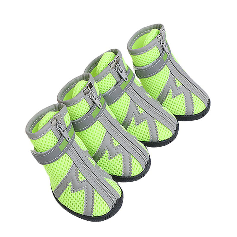 Berufsnicht Beleg-einziger Gummihund, der Schuh-reflektierenden Welpen-Wanderstiefel wandert