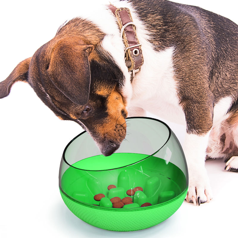 Haustier-prüfen langsamer Hundefutter-Trainings-Schüssel-Fleck langsame Essenhundeschüssel 19*19*13.5cm