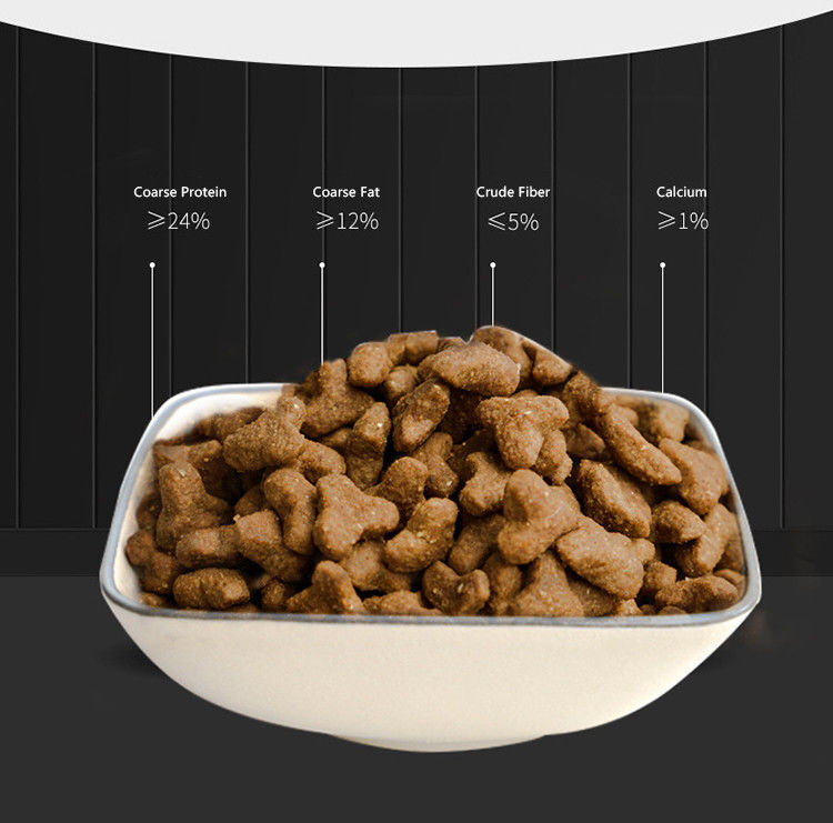 Natürliche Farbtrockene Nahrung für Haustiere Cat Treats Pvc Bag Bulk trockene Cat Food
