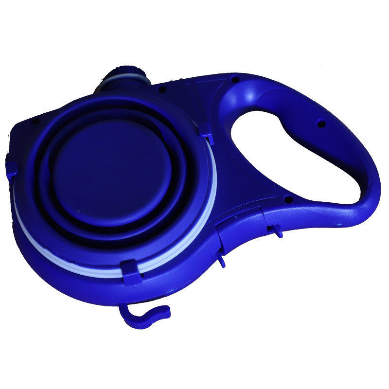 5 IN 1 Nylonhundeleinen-tragbarer Hundewasser-Flasche mit zusammenklappbarer Schüssel-Hundeheck-Taschen-Zufuhr
