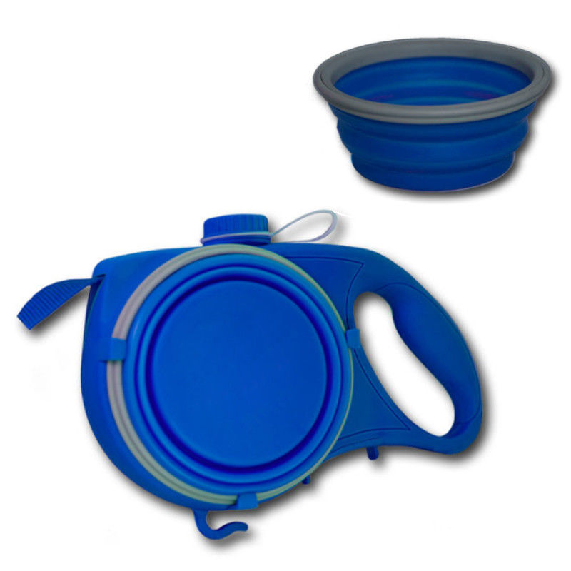Seil-Hundeleinen-Wasser-Flasche mit faltbarer Schalen Muti-Funktion 5 in 1