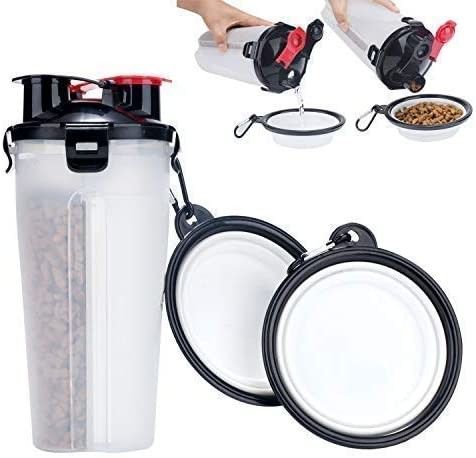 Haustier-Reise-Leck-Beweis-Hundewasser-Flasche Hallupets tragbare für das Wandern des Gehens