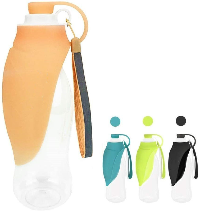 Faltbare tragbare Trinkflasche für Haustier-Wasser-Flasche der Hund580ml zusammenklappbare