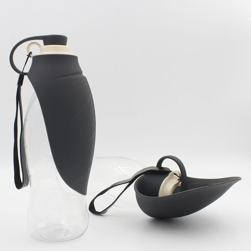 tragbarer Wasserspender-Behälter des Haustier-20Oz und Zufuhr-Schüssel für Hunde