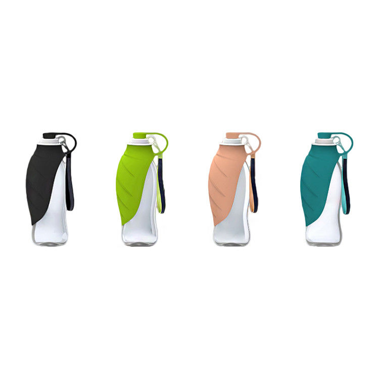 Schoßhund-Reise-Wasser-Schüssel-Flasche der Blatt-Form-tragbare Schoßhund-Wasser-Flaschen-20Oz