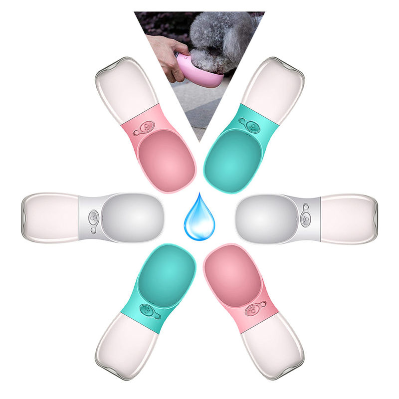 ABS-PC streichelt faltbare Hundewasser-Flasche 550ml Wasserspender für das Haustier-Trinken