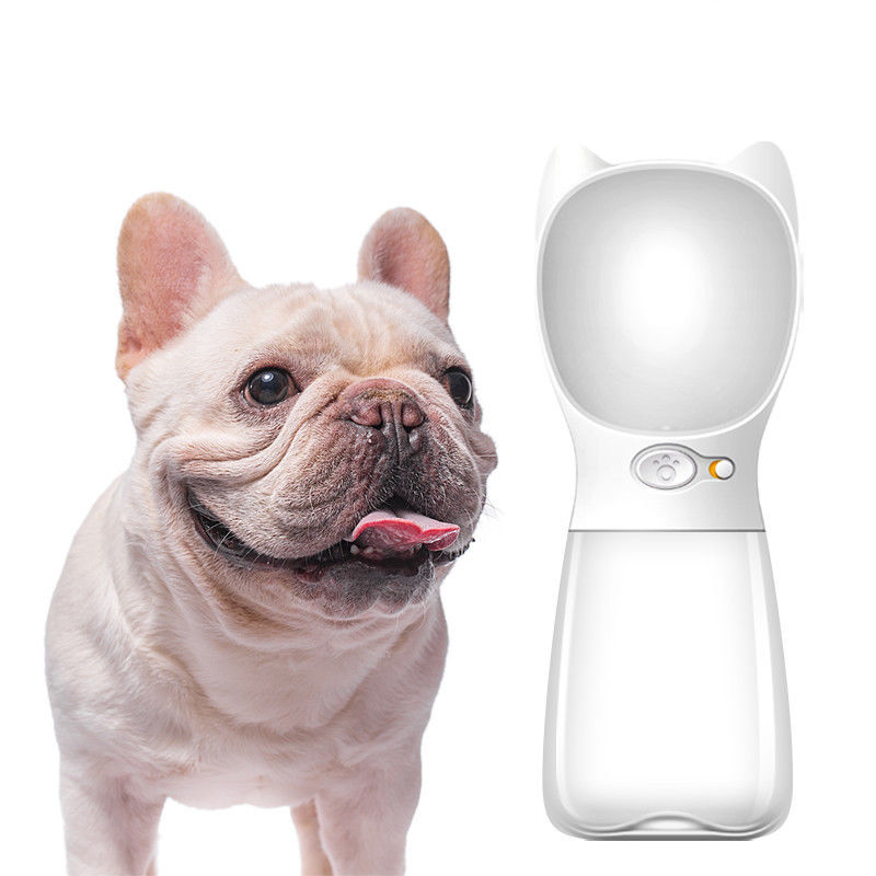 480-ml-tragbare Reise-Haustier-Wasser-Flasche für Hundebulldogge