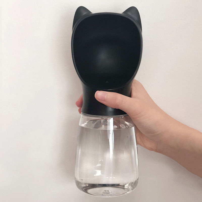 Hundewasser-Flaschen-Zufuhr-Leck-Beweis der Bulldoggen-17oz faltbarer