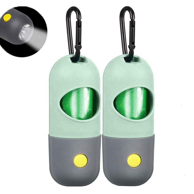 Pille formen LED-Taschenlampen-Haustier-Heck-Hundeabfall-Taschen-Halter-Zufuhr