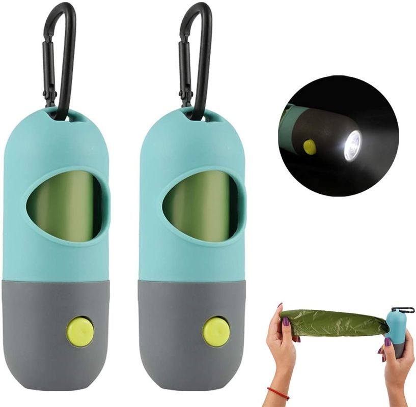 Pille formen LED-Taschenlampen-Haustier-Heck-Hundeabfall-Taschen-Halter-Zufuhr