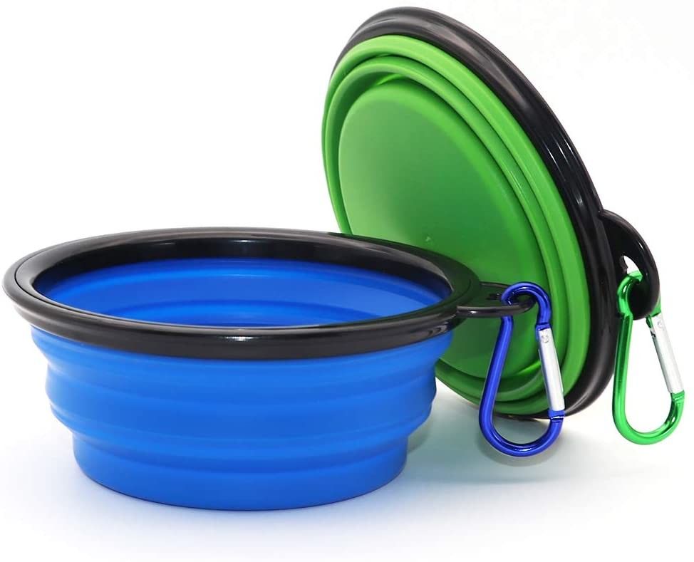 TPE-ABS Carabiner-Hundewasser-Schüssel-Hundezufuhr faltbar für Haustiere