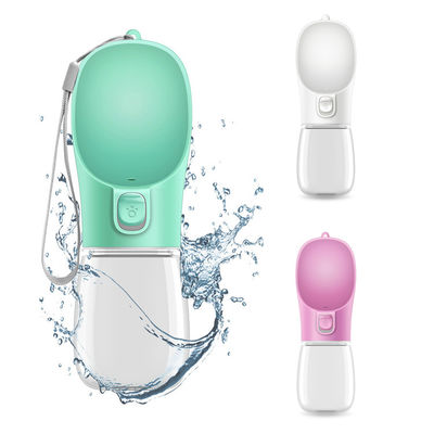 Reise-Getränk-Carre Cup Leak Proof Dog-Schüssel-Wasser-Flasche für BPA im Freien freies 350ML
